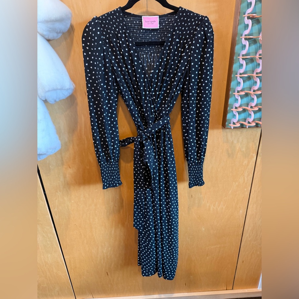 Kate Spade Heartbeat Smocked Dress Size XS - Picture 5 of 10